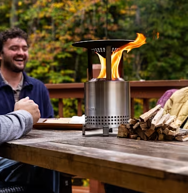 Heat Deflector for Solo Stove Mesa,Captures and redirects Warmth,Accessory for Mesa Fire Pit,Stainless Steel Detachable Legs,(HxDia) 5.9 x 7.5 in,0.6lbs