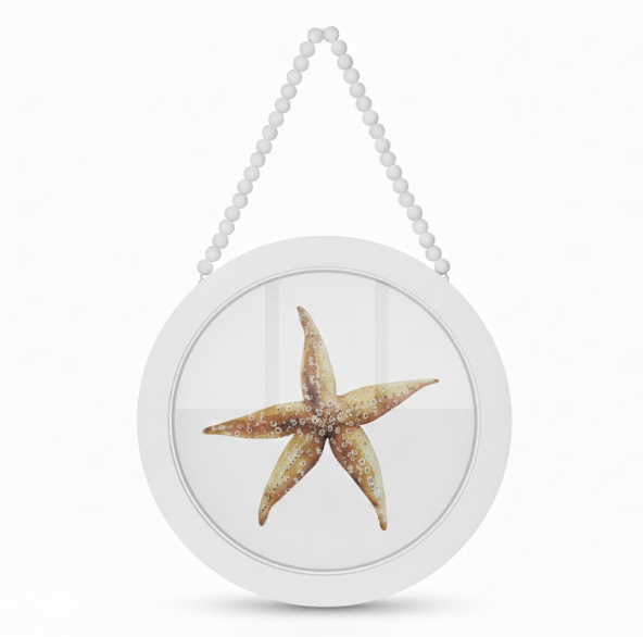 Personalized Starfish Ornaments for Christmas Tree, Handmade Christmas Tree Decor, Gifts for Beach Lovers, Beach Theme Gift Ideas, Coastal Marine Vibes, Unique Nautical Keepsakes
