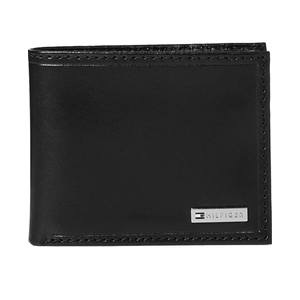 Tommy Hilfiger Leather Men's Wallet RFID Billfold With Coin Pocket