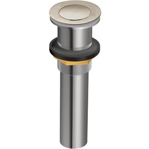 Moen Brushed Nickel Bathroom Vessel Sink Pop-Up Drain Assembly, 140780BN
