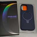 TORRAS Ostand Q3 Silicone for iPhone 17 Case, Fit for MagSafe, 360 Ring Holder Kickstand, Soft Liquid Silicone Cozy Grip, Camera Control, Shockproof Rugged Protective Case for iPhone 17, Midnight