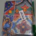 Talavera Mexican Tiles Dish Drying Mat For Kitchen Counter, Super Absorbent Microfiber Dish Drying Pad, Kitchen Gadgets For Easy Clean Multi-Use Large 18"x24"