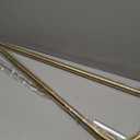 Shower Door Handle 20 inches Round Single Side Pull Towel Bar Stainless Steel for 1/4" to 1/2" Thickness Glass - Brushed Gold