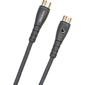 D'Addario Accessories Midi Cable - Shielded for Noise Reduction - Great for Phantom Power - Gold Plated Plug - 20 Feet/7.62 Meters - 1 Pack
