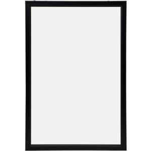 27X40inch LED Movie Poster Frame With Flip Design, Store Sign Holders LED Light Box Advertising Display, Black Art Picture Frame for Business Signs Menu Display