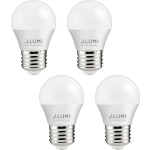 A15 LED Bulb 5W, 3000K Soft White, A15/G45 Bulb Shape, E26 Medium Base, 40 Watt Equivalent, Desk Lamp Light Bulbs, Refrigerator Light Bulb, NOT DIMMABLE (Pack of 4)