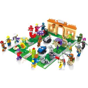 JHESAO Plants and Zombies PVZ Toys Assembly Action Figures PVZ Assemblable Toys Set 1 2 Series 687 PCS Great Gifts for Kids and Fans,Birthday and Christmas Party New
