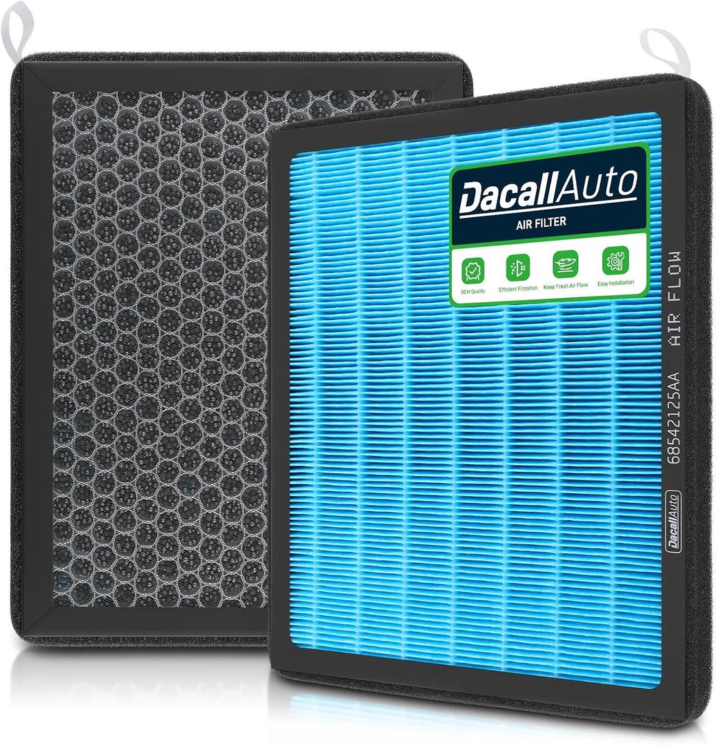 CF12935 Cabin Air Filter Activated Carbon for Jeep Grand Cherokee:2.0L/3.6L (2022-2025),5.7L(22-23); Grand Cherokee L:3.6L (2021-2025),5.7L(21-23). NOT for 2021, Not for Grand Cherokee WK 2022