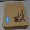 Veise Fingerprint Door Lock with 2 Knobs - Keyless Entry Door Lock with Handle, Electronic Keypad Deadbolt, Smart Front Handle Set, Auto-Locking, Waterproof, Easy Installation, Matte Black