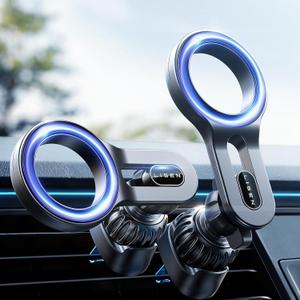 LISEN for MagSafe Car Mount, Magnetic Phone Holder for Car Air Vent Phone Mount, Hands Free Car Phone Mount Phone Holders for Your Car Accessories for Women Men for iPhone 17 Pro Max, Gifts for Mom