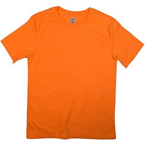 Earth Elements Big Kid's (Youth) Short Sleeve T-Shirt Small Neon Orange Size S
