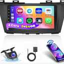2+64G Screen for Mazda 5 CW 2010 2011 2012 2013 2014 2015 CarPlay Stereo Android 15 Car Radio 9 Inch Touchscreen Android Auto Backup Camera GPS FM RDS DSP 26UI