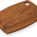 Vesta Homes Wooden Cutting Board | 14 * 10 Inches | Chopping Board, Serving Platter for Kitchen Vegetables, Fruits, Cheese and Charcuterie | Natural Acacia Wood | Handcrafted in India