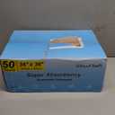 50 Count 36" x 36" Super Absorbency Disposable Underpads - Leakproof Quick Drying Pads for Baby, Puppy & Adults, Bed Pads, Incontinence & Dog Pee