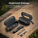 SMALLRIG Carrying Case for DJI Pocket 4/3, Spill and Impact Resistance, All in One Portable Carry Bag with Lanyard for Camera and Accessories, can hold SD Cards, Filters and Cables - 5992