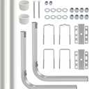 40'' 316L Stainless Steel Trailer Post Guide on Anti seawater Corrosion Boat Trailer Guide-ons-40'' 2*UPVC Tube Trailer Guide Bars with Cushioned Rubber pad