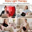 Red Light Therapy for Body and Face, Red Light Therapy Mat, 3 in 1 Mat/Belt/Stand Removable 660NM & 850NM Infrared Red Light Therapy Panel Device, Light Therapy for Face, Waist, Back, Knees and Legs