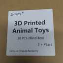 30Pcs 3D Printed Animal Toys Easter Eggs with Articulated Figurines Fidget