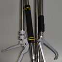 Snake Grabber Tool, 69" Snake Tongs Grabber for Rattlesnake Heavy Duty Professional Folding Snake Feeding Tongs Wide Jaw Snake Handling Tool Long Hndle Stainless Steel Tube Sponge Handle (BLACK)