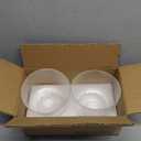 Glass White Lamp Shades, Small Lampshades,Replacement Mini Lamp Shade for Floor Lamp Table Wall Lamp Chandelier Decor (White Seeded-2)