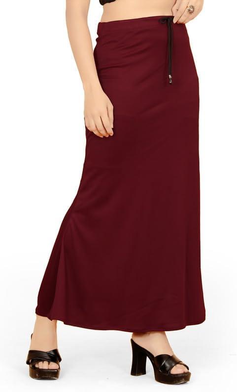 Lycra Cotton Blended Saree Shapewear for Women, Fishcut Fit Shapewear Petticoat for Women Saree