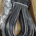 HOXWELL 21" Rubber Bungee Cords with Hooks, 100% EPDM Bungee Cord with 150% Max Stretch, Heavy Duty Bungee Straps for Securing Tarps, Canvases, Cargo, Motorcycle, Weatherproof, Pack of 20