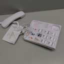Big Button Phone for Seniors,10 One-Touch Dialing Corded Landline Telephone