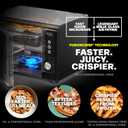 Ninja MW101BK1 Crispi Microwave and Air Fryer with FusionCrisp, 0.9 Cu Ft, Black