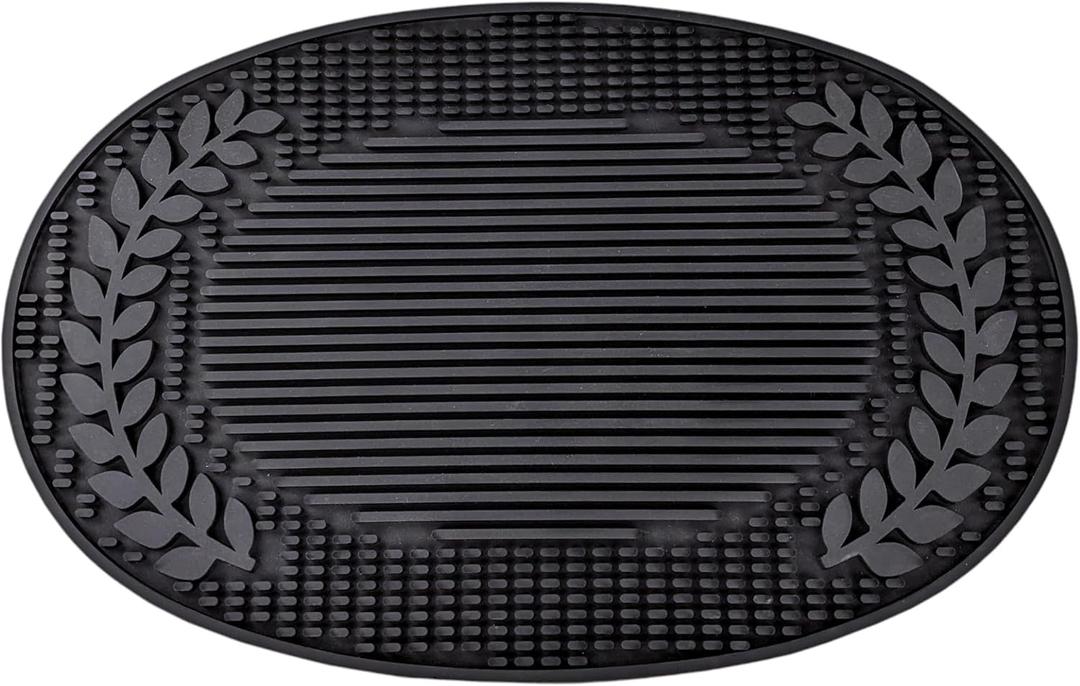 BREKX Insulated Multi-Functional Home Bar Mat - Heat/Water Resistant Dish Mat, Rubber Self Drying Mat - 20.5" x 13.5" XL- Insulated Bar Mat for Home Bar - Mimosa Bar Supplies for Kitchen