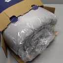 BEDELITE Fleece Full Comforter Set -Super Soft & Warm Fluffy Light Grey Bedding, Luxury Fuzzy Heavy Bed Set for Winter with 2 Pillow Cases