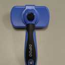 Self-Cleaning Brush for Pet Deshedding - Skin-Friendly Grooming Tool for Dogs and Cats, Blue