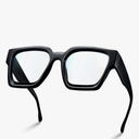 livho Oversized 99% Blue Light Glasses for Woman - Rectangle Fashion Glasses for Computer, Chic Preppy Frame - Anti Eyestrain