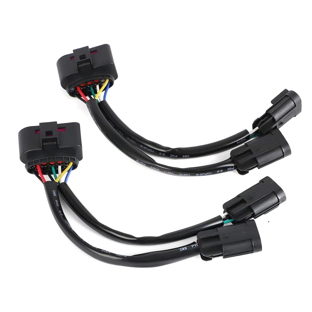 for 09-18 Dodge Ram Conversion Harnesses - Quad Housing to Projector Headlight - Upgrade Your Truck's Lighting 2PCS