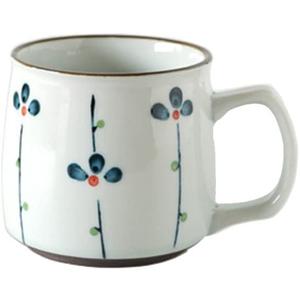 Mini Ceramic Tea Cup Coffee Mug for Office and Home, Japanese Style, Dishwasher and Microwave Safe, for Tea, Juice, Coffee 8oz - Spring Budding