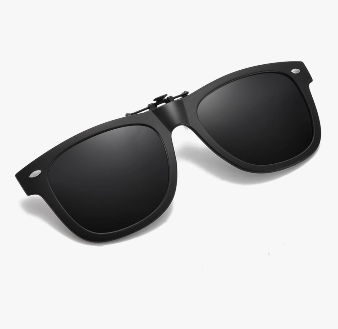 Clip On Sunglasses Over Prescription Glasses Polarized Men Women Flip Up