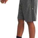 C9 Champion Boys' Tech Terry Woven Pieced Shorts, Concrete Heather/Charcoal, X-Large