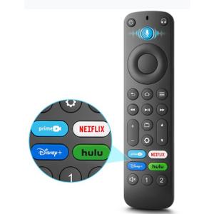 Replacement Voice-Remote-Control for TV-Stick/TV Cube and Compatible with Insignia/Toshiba/Pioneer Fires Smart