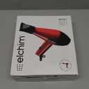 Elchim Classic 2001 High Pressure Hair Dryer - 1875 Watt Quick Dry Professional Salon Blow Dryer (Red/Black)