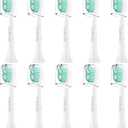 Toothbrush Heads for Philips Sonicare Replacement Heads, Replacement Brush Head Compatible with Phillips Sonicare Click-on 4100 5100 Electric Toothbrush, 10 Pack (White)