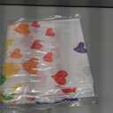 XCHI Rainbow Love Heart LGBTQ Tablecloth Round Pride Day Inclusion Lesbian Gay Bisexual Transgender Queer Homosexual Equality for Indoor Outdoor Dining Home Party Decorations 60x60 Inch