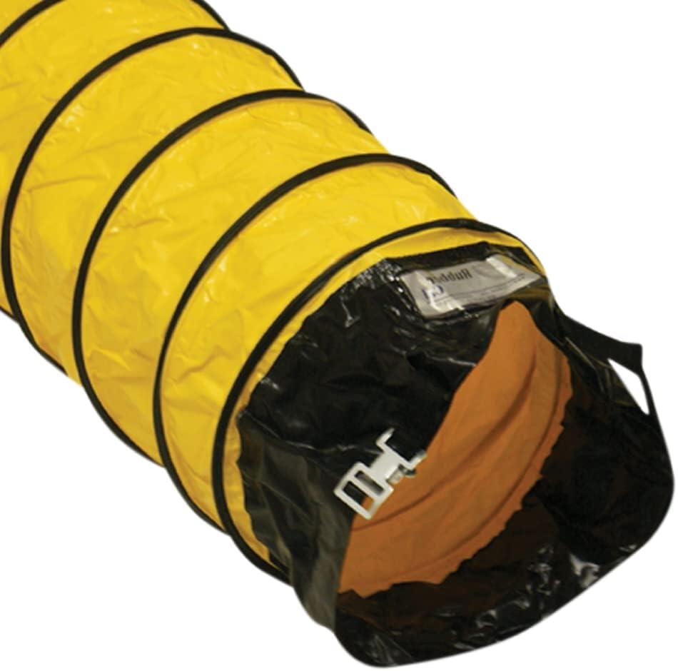 Rubber-Cal "Air Ventilator Yellow" Ventilation Duct Hose (Fully Stretched), 16-Inch by 25-Feet