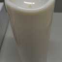 Homemory 10" x 4" Large Waterproof Outdoor Flameless Candles with Remote Control and Timer, Battery Operated Flickering LED Pillar Candles for Outdoor Larterns, Porch, Long Lasting, Set of 2 (Ivory White)