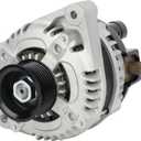 130Amp Alternator Compatible with Honda Accord 2008-2012 L4 2.4L & Acura TSX 2009-2014 L4 2.4L - Replaces 11390, 104210-5890, 31100-R40-A01