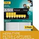 Filtrete Allergen Reduction True HEPA Room Air Purifier Filter, 2 Pack, Size 9.96 in. x 4.69 in., Works with Filtrete FAP-TT-ADH device
