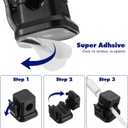 6 Pcs Cord Organizer Holder, Adhesive Charger Cable Holder Clips Organizer Phone Charging Wire USB Keeper Management for Home Office Desk Car Wall Nightstand