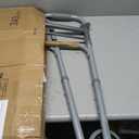 Medline Lightweight Junior/Lower Height Folding Walker with 5 Wheels