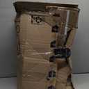 4 Packs Letter Size File Organizer, File Folders Organizer, Fabric Storage Box, Collapsible Paper Organizer with Metal Handle, Smooth PVC Rails, Only Box (Gray)