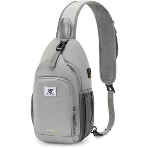 SKYSPER Sling Bag RFID Crossbody Sling Backpack Cross Body Shoulder Bag Travel Hiking Daypack for Women Men (Sage Green)