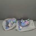 NEMONE Mermaid Inline Skates, 4 Sizes Adjustable Skates for Girls Kids with Light up Wheels, Indoor Beginner Outdoor for Kids Ages 4-6 5-8 6-12 8-12 (Medium - Big Kid, Blue)