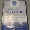 Washable Pads for Beds for Incontinence Adults-Extra Large XXL 34x52 Inch (Pack of 2) - Blue Hide Stains - Waterproof Underpads for Elderly - Reusable Bed Pad for Bedwetting